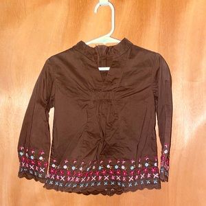 Brown blouse